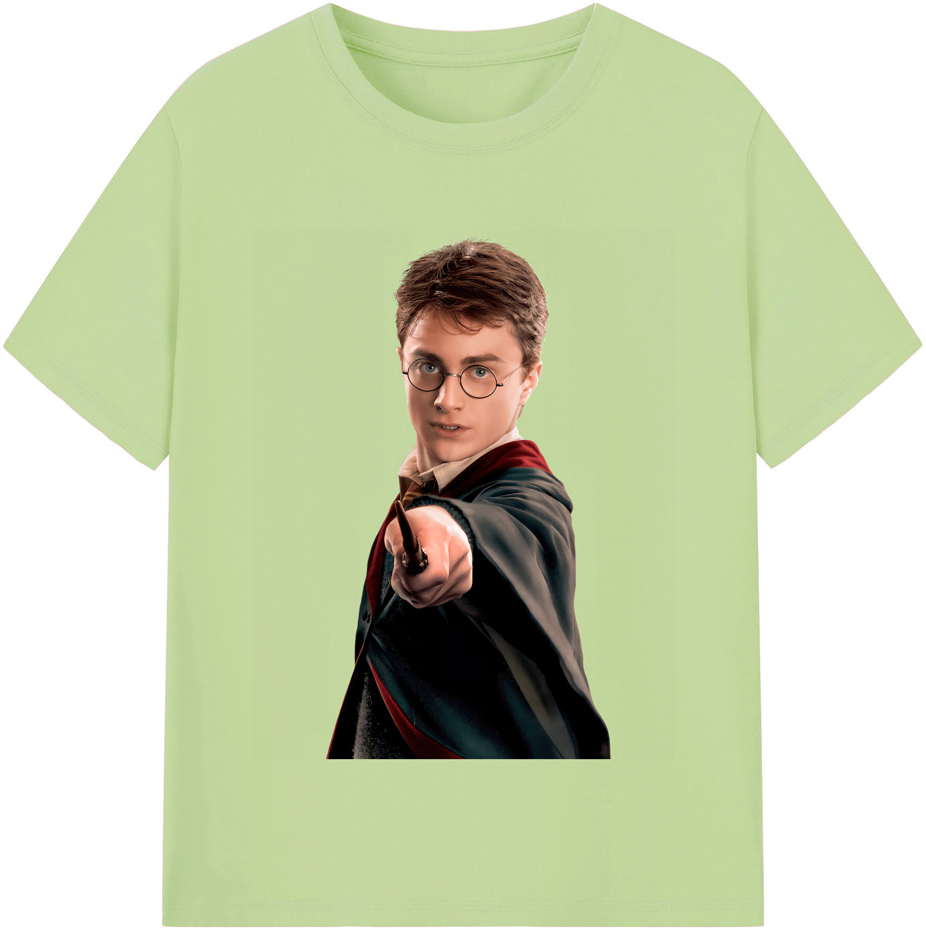 （画像用） Harry Potter ハリー・ポッターシリーズ 綿100％半袖Tシャツ（フロントプリント）